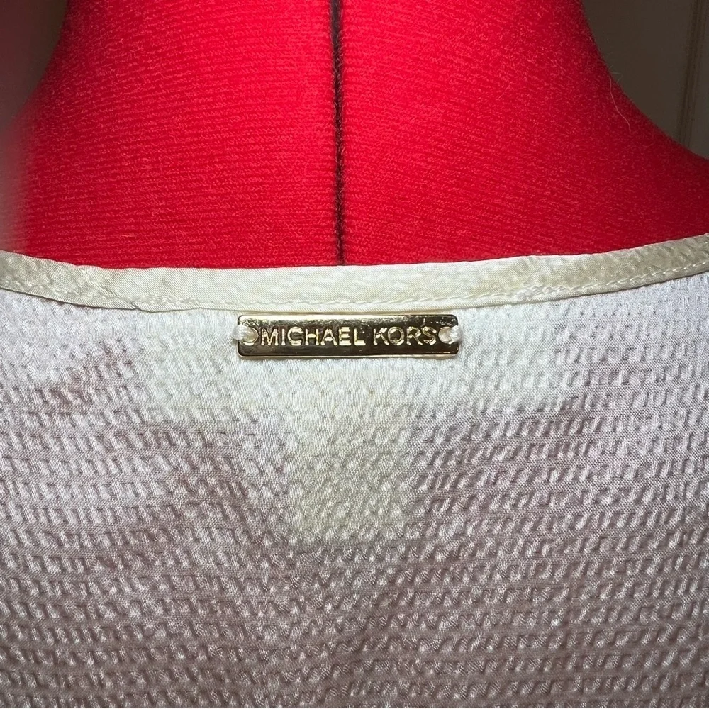 Michael Kors Women’s Smocked Kimono Sleeve Top Long Sleeve Size XL